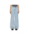 Ksubi Blue Baggy Rollin Kut Out Jeans In Blue