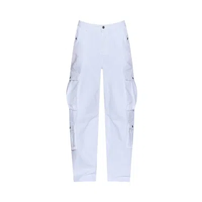 Pre-owned Ksubi Barrel Jean Cargo 'white' | Women's Size 28