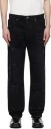Ksubi Anti K Nirvana Plus Trashed Jeans In Black