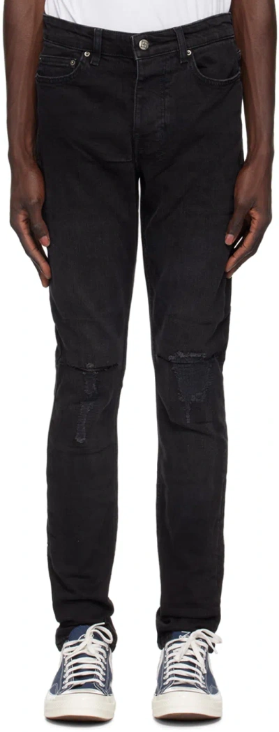 Ksubi Black Chitch Krow Krushed Jeans