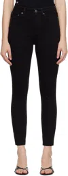 Ksubi Black Hi N Wasted Jeans In Black
