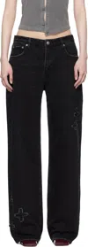 Ksubi Black Low Rider Noir Kraftwerk Jeans In Black