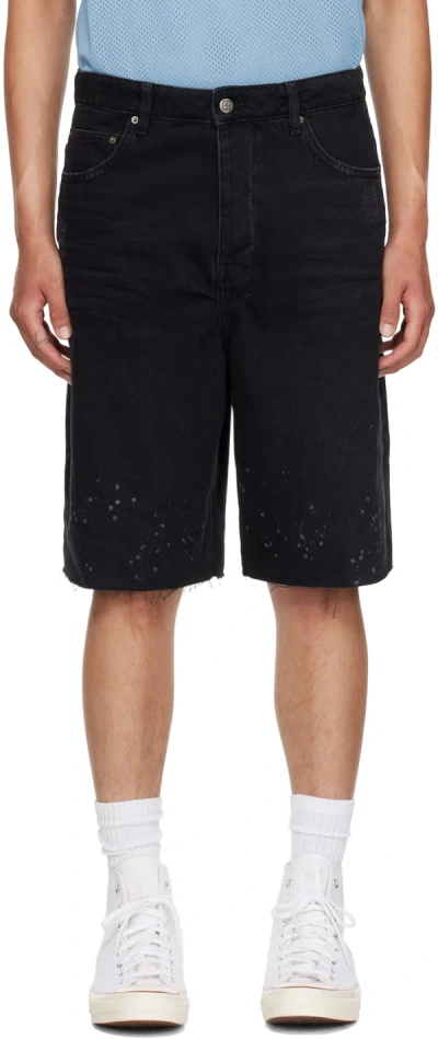 Ksubi Black Maxx Denim Shorts