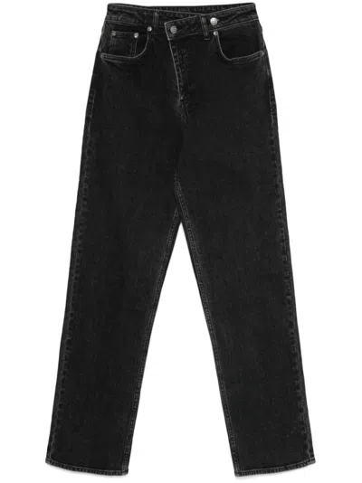 KSUBI BLACK RELAXED JEANS