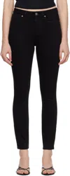 Ksubi Black Spray On Jeans In Black