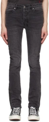 Ksubi Black Van Winkle Angst Chamber Jeans In Black