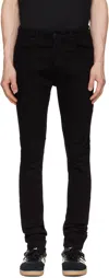 Ksubi Black Van Winkle Rebel Jeans In Black