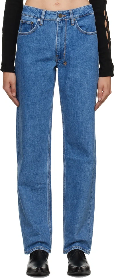 Ksubi Blue Brooklyn Jeans In Denim