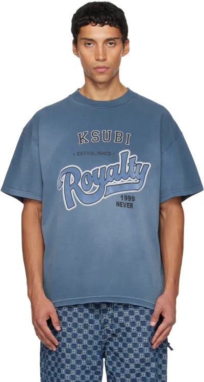 Ksubi Blue Champions Ekcess Short Sleeve T-shirt