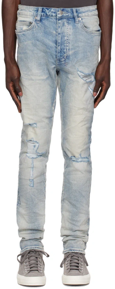 Ksubi Blue Chitch Punk Thrashed Jeans In Denim