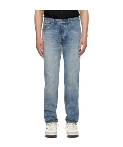 Ksubi Blue Chitch Selvedge Blue Moon Jeans In Multicolor