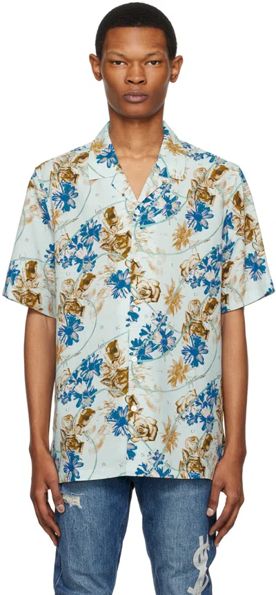 KSUBI BLUE FLORALIST SHIRT