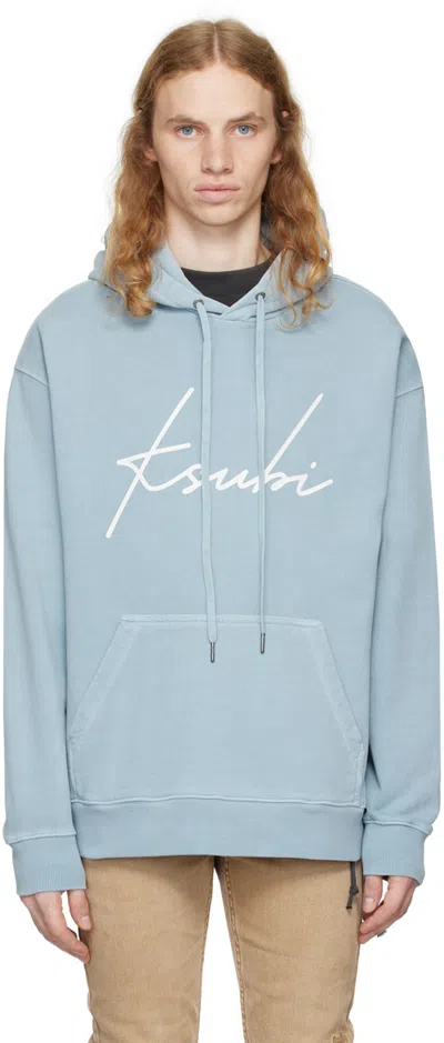 Ksubi Blue Skript Biggie Hoodie