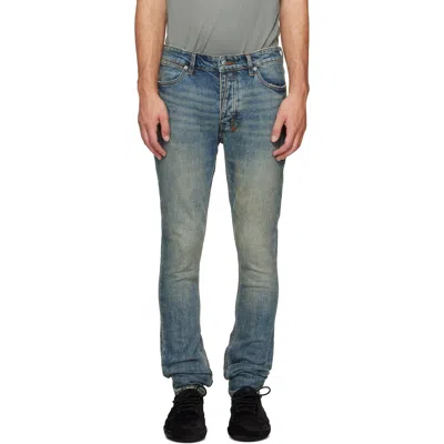 Ksubi Blue Van Winkle Re-up Jeans In Denim