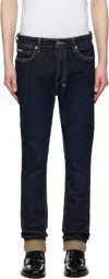 Ksubi Blue Van Winkle Rinsed Jeans In Denim