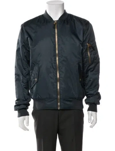 Pre-owned Ksubi Bomber Jacket In Blue