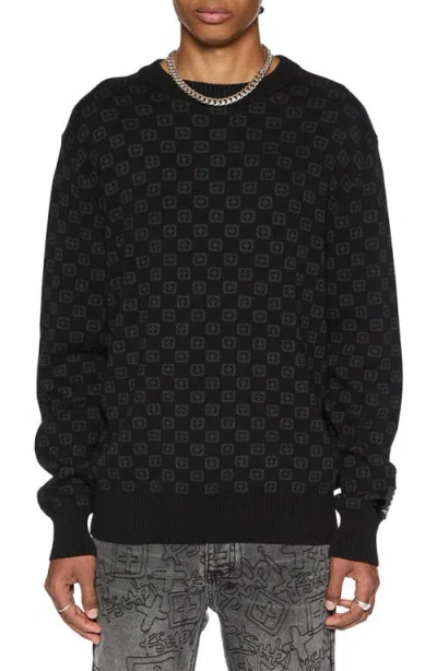 KSUBI KSUBI BOX JACQUARD SWEATER