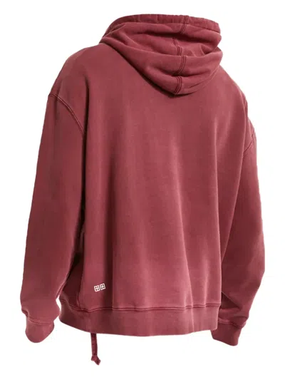 Ksubi Box-logo Hoodie In Red