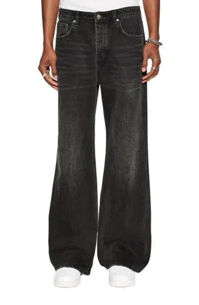 Ksubi Bronko Emblem Bootcut Jeans In Black