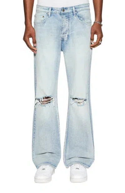 Ksubi Bronko Legacy Ripped Bootcut Jeans In Blue