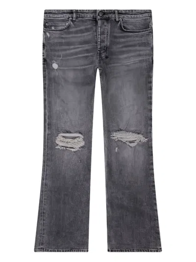 Ksubi Bronko Smoke Trashed Distressed Jeans In Blue