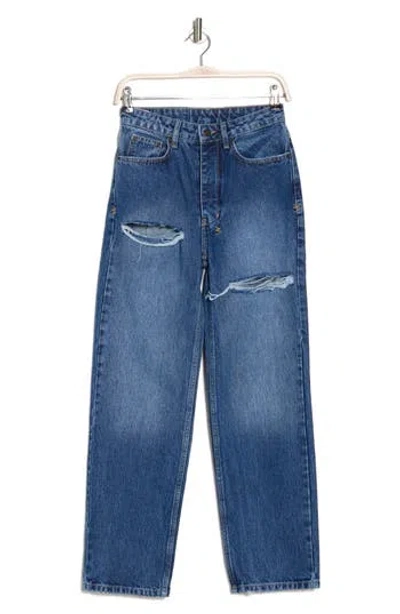 Ksubi Brooklyn Stella Slashed Jeans In Denim