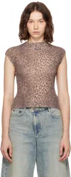 Ksubi Brown Staple S/s T-shirt In Neutral