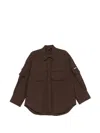 Ksubi Button-up Overshirt In Brown