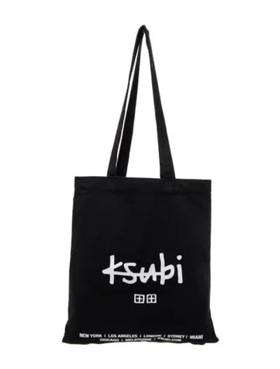 Pre-owned Ksubi Canvas Evening Bag In Black