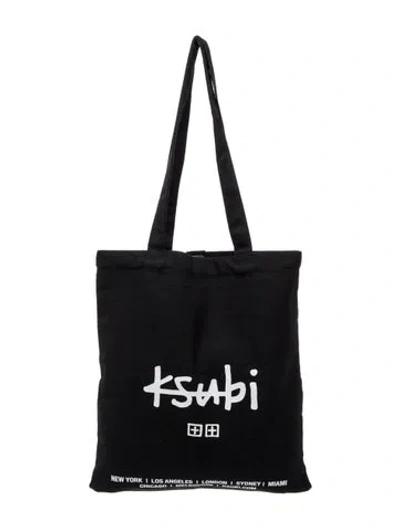 Pre-owned Ksubi Canvas Tote In Black