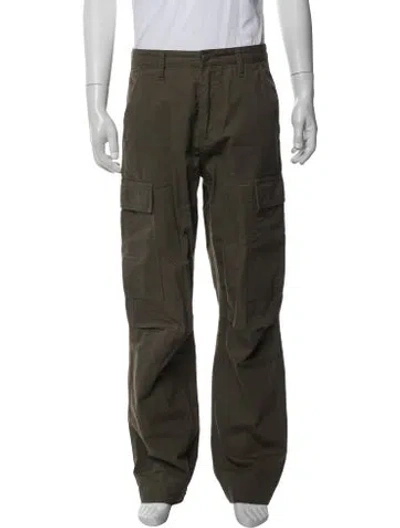 Pre-owned Ksubi Cargo Pants In Green