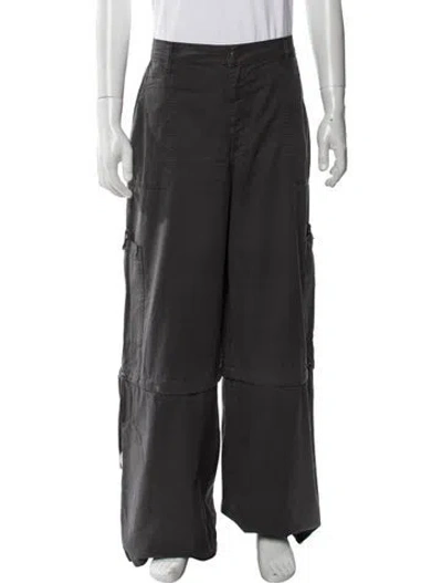 Pre-owned Ksubi Cargo Pants In Grey