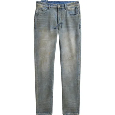 Ksubi Chitch Coated Slim Fit Jeans In Blue