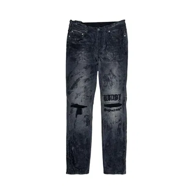 Pre-owned Ksubi Chitch Denim 'powder Grey Praying' | Men's Size 36