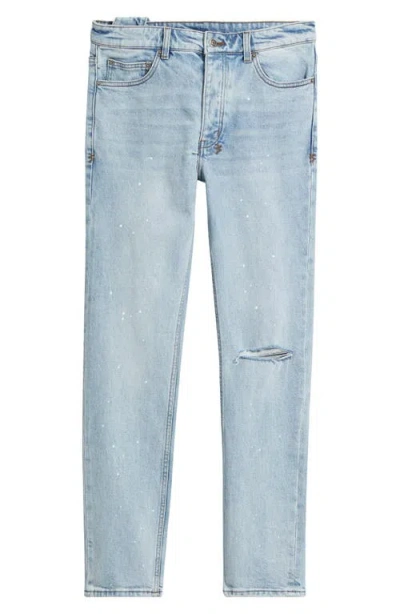 Ksubi Chitch Duke Blue Ripped Slim Tapered Leg Jeans