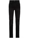 Ksubi Chitch Krow Krushed Slim-fit Jeans In Black