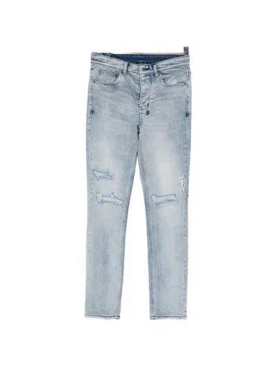 Ksubi Chitch Philly Dollar Tapered Jeans In Blue