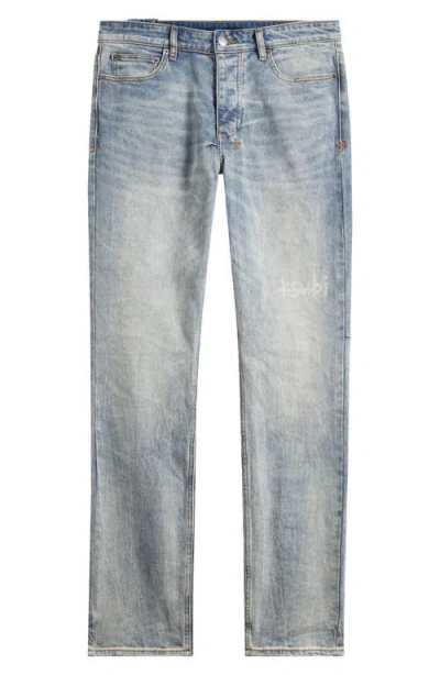 Ksubi Chitch Stairway Straight Leg Jeans In Denim
