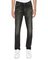 Ksubi Van Winkle Tarr Repair Skinny Jeans In Black