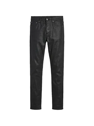Ksubi Chitch Wax-finish Jeans In Black