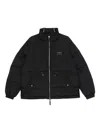 Ksubi Cinched Puffer Jacket In Black