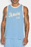 Ksubi Blue Clubhouse Pick Up Tank Top