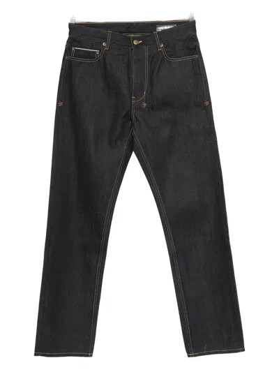 Ksubi Contrast-stitching Jeans In Blue