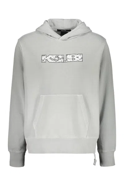 Ksubi Cotton Hoodie In Gray