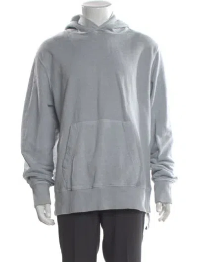Pre-owned Ksubi Crew Neck Long Sleeve Hoodie In Gray