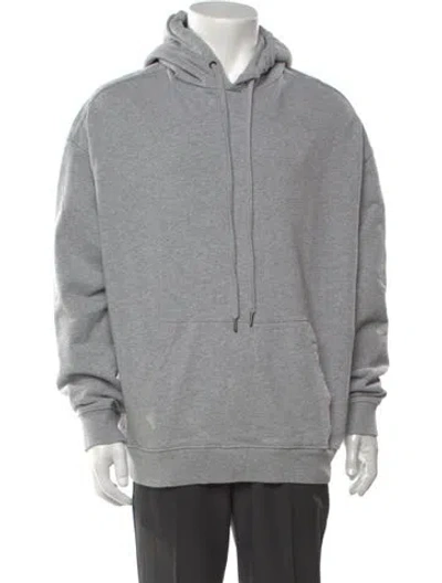 Pre-owned Ksubi Crew Neck Long Sleeve Hoodie In Grey