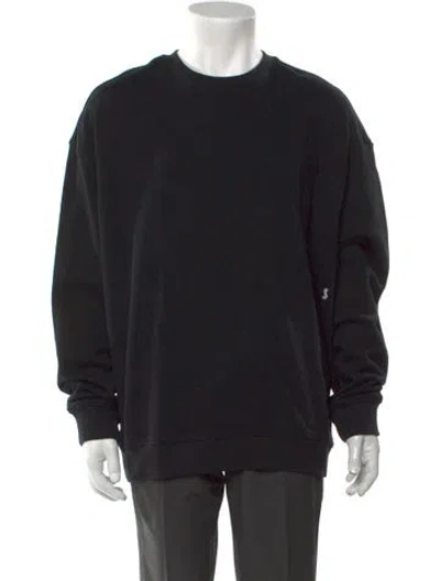 Pre-owned Ksubi Crew Neck Long Sleeve Sweatshirt In Black