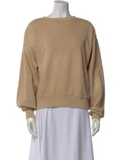 Pre-owned Ksubi Crew Neck Long Sleeve Sweatshirt In Neutral