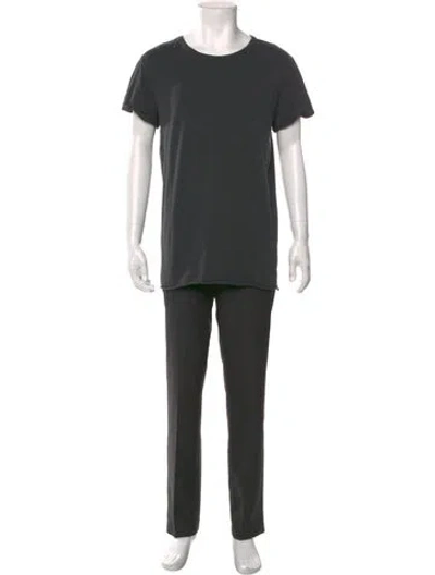 Pre-owned Ksubi Crew Neck Short Sleeve T-shirt In Gray