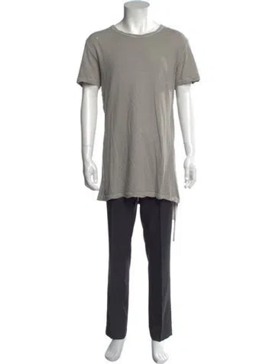 Pre-owned Ksubi Crew Neck Short Sleeve T-shirt In Gray